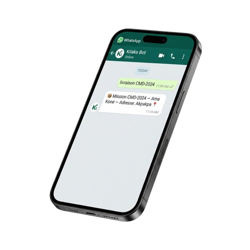 Kiiako Bot sur WhatsApp